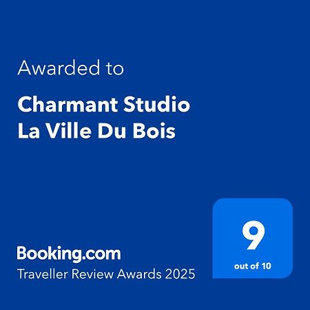 Charmant Studio La Ville Du Bois Buitenkant foto