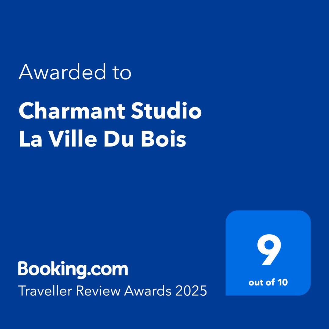 Charmant Studio La Ville Du Bois Buitenkant foto